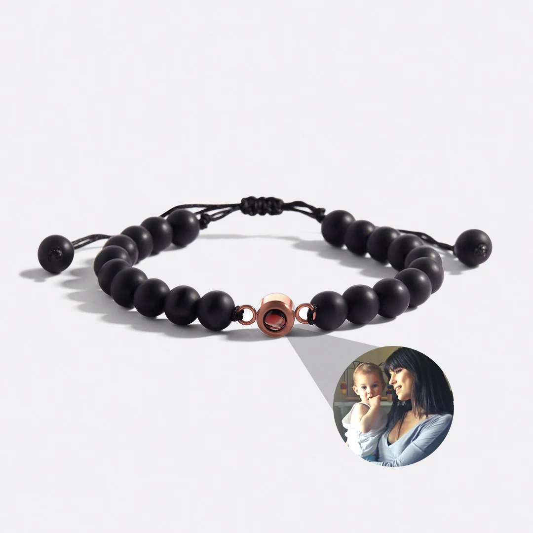 Beaded Photo Bracelet