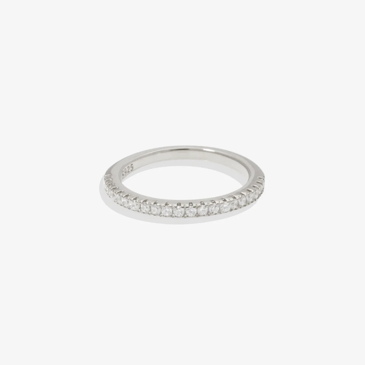 Micro Pavé Eternity Stacking Ring