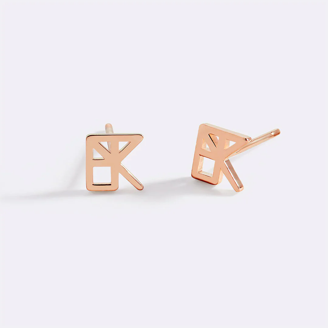 Monogram Name Earrings