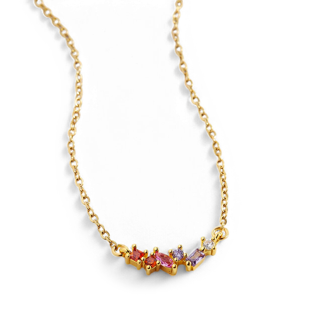 Ombre Birthstone Necklace