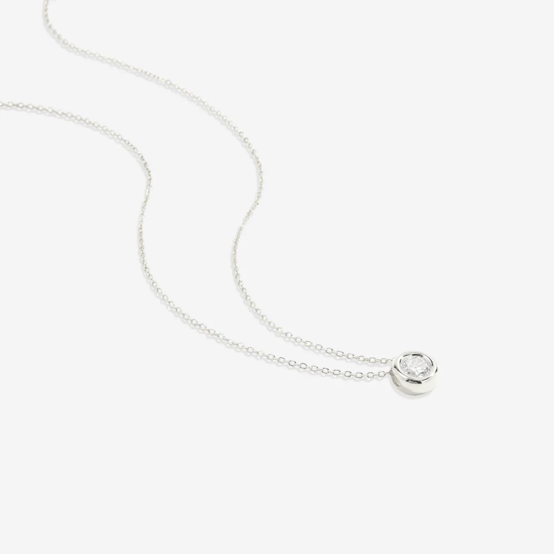Bubble Solitaire Necklace