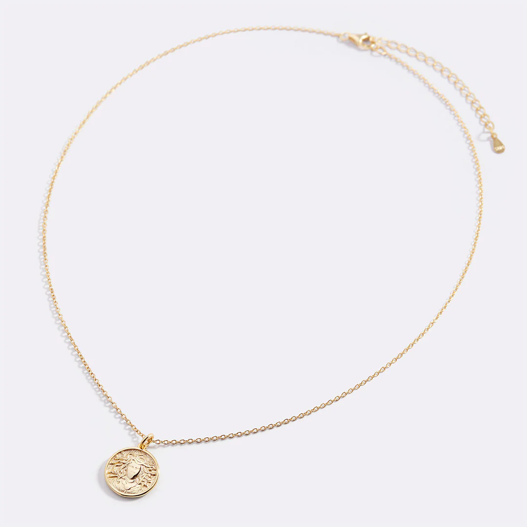 Greek Goddess Pendant Necklace