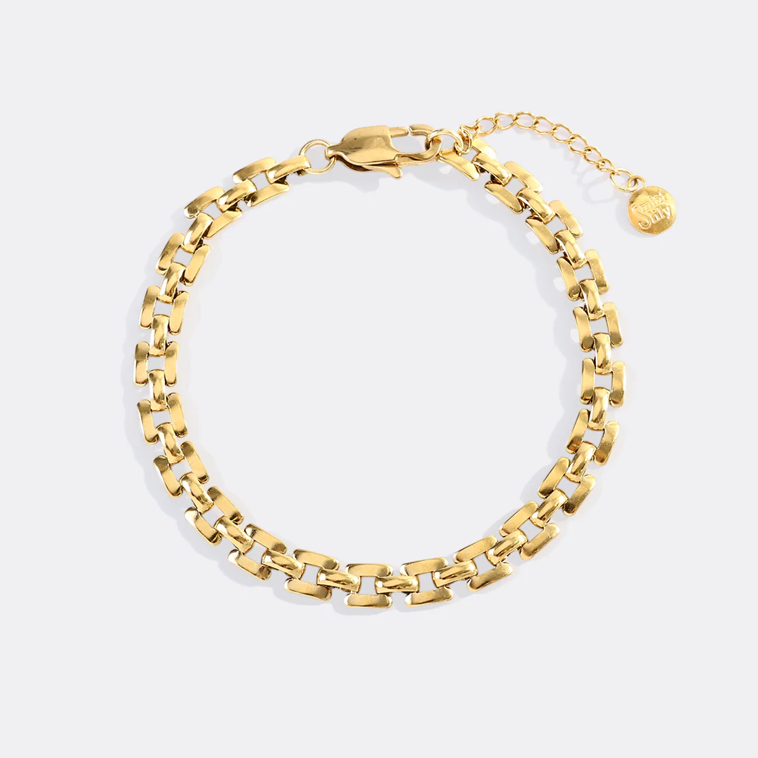 Timepiece Link Chain Bracelet
