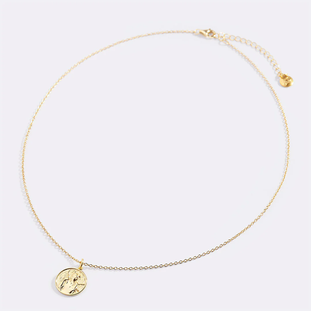 Greek Goddess Pendant Necklace