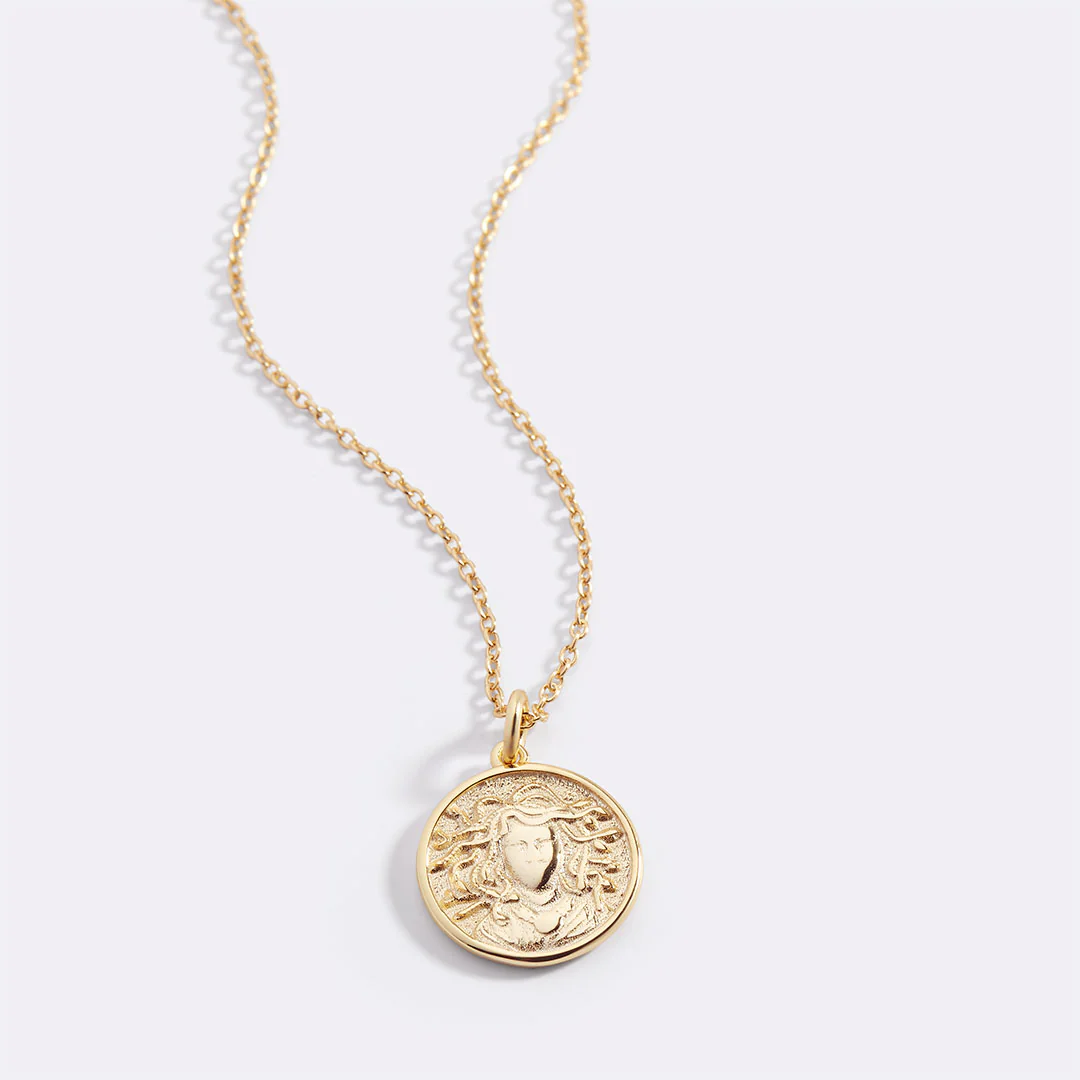 Greek Goddess Pendant Necklace