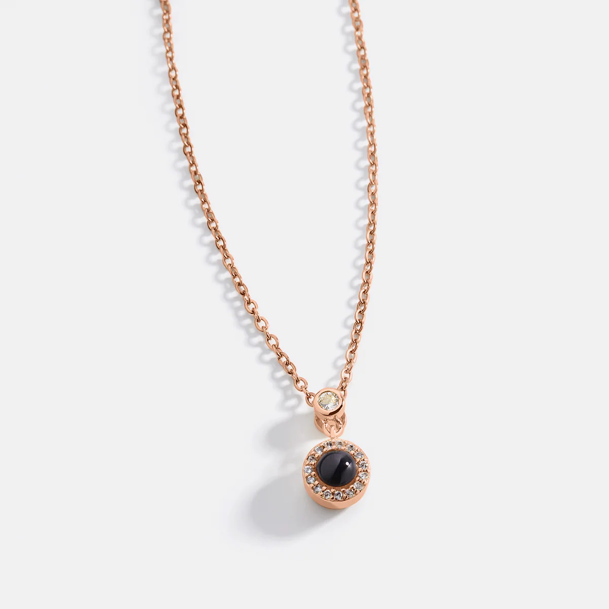 Petite Halo Photo Necklace