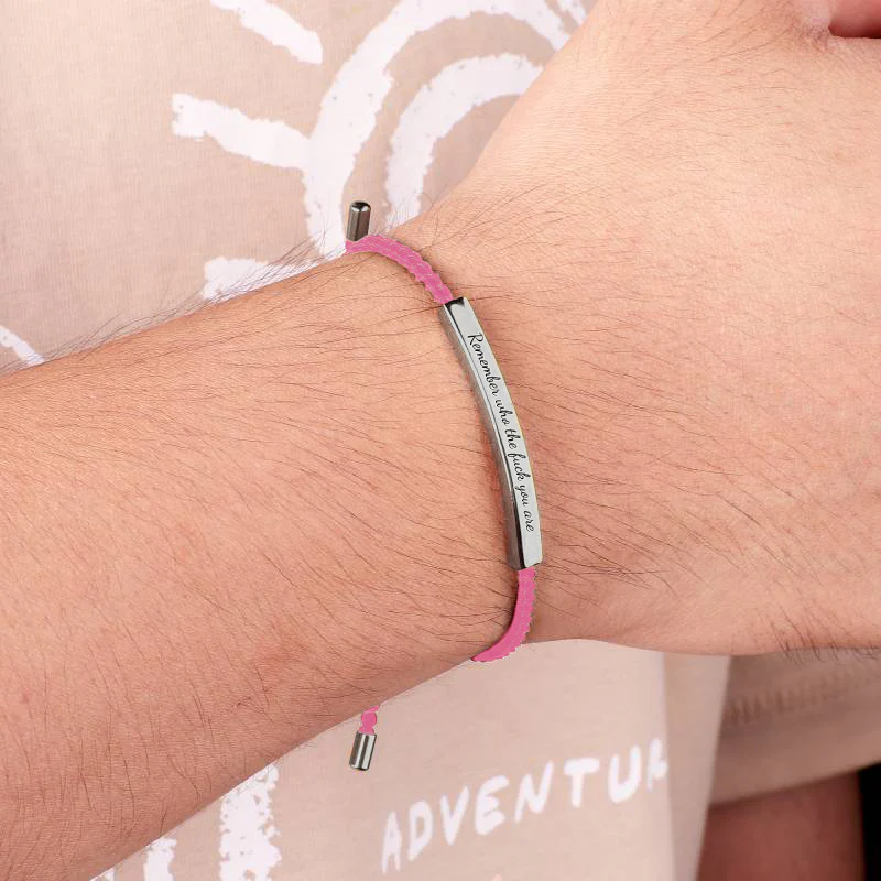 Remember Who the F♥ck You Are Inspire Bracelet