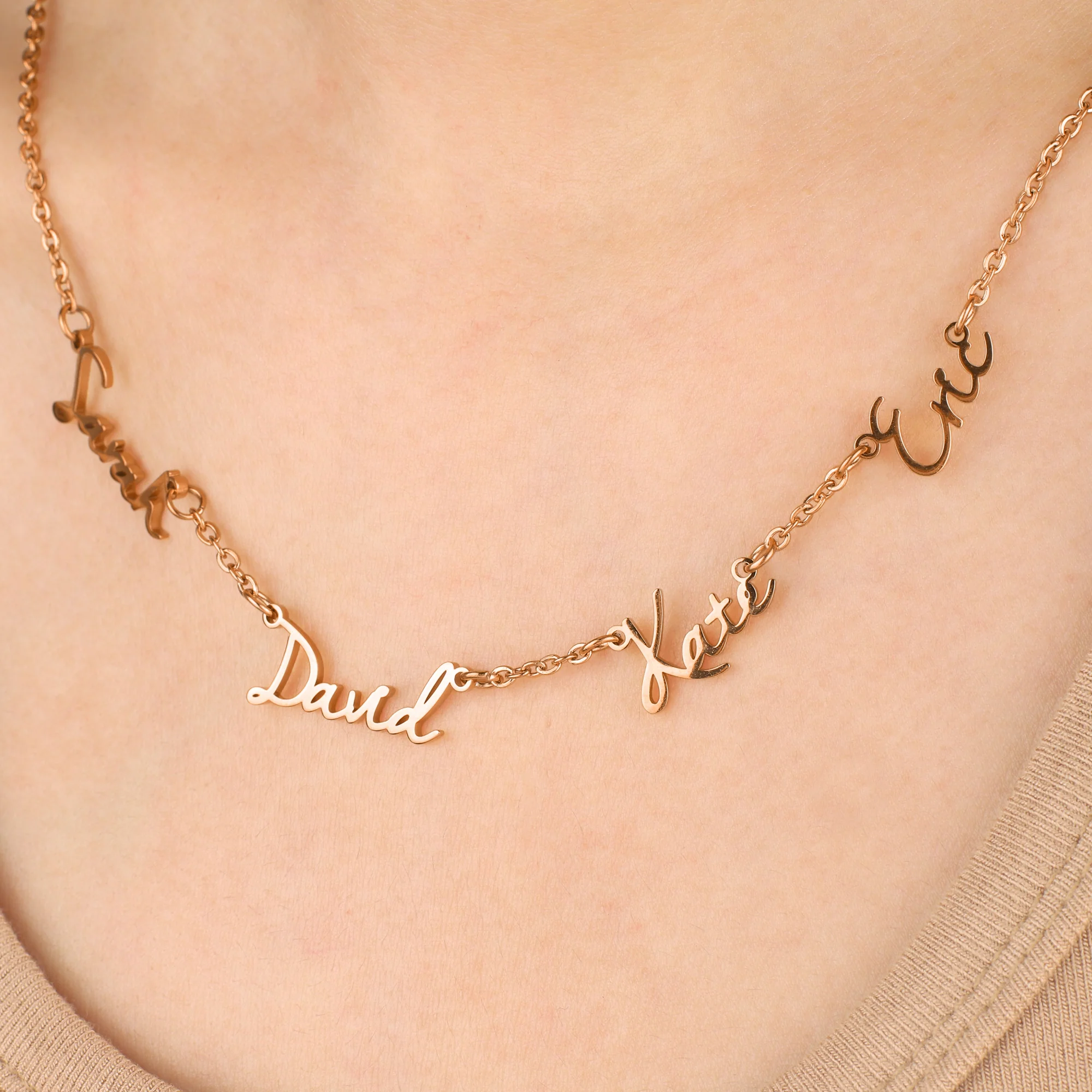 Fairy Multiple Name Necklace | Add Up to 4 Names