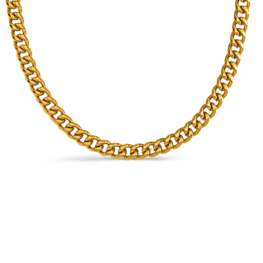 8mm Cuban Chain Necklace
