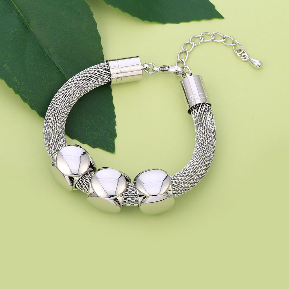 Test - Tri-Cube Metal Bracelet