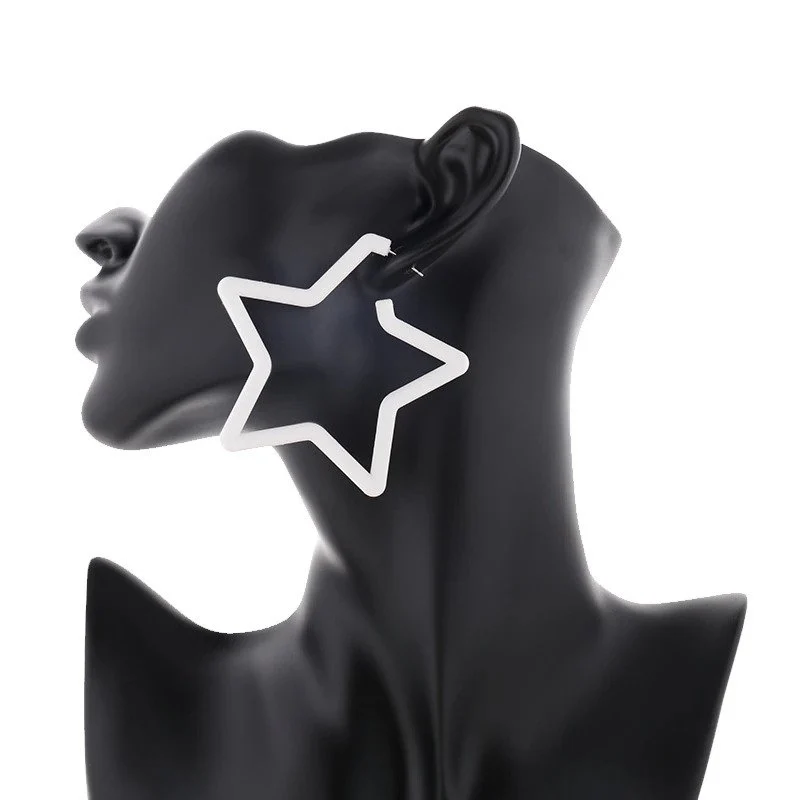 Ear Candy Star Hoop Earrings