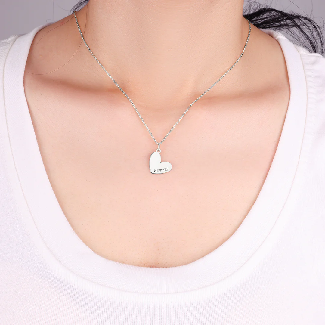 Personalized Heart Name Necklace