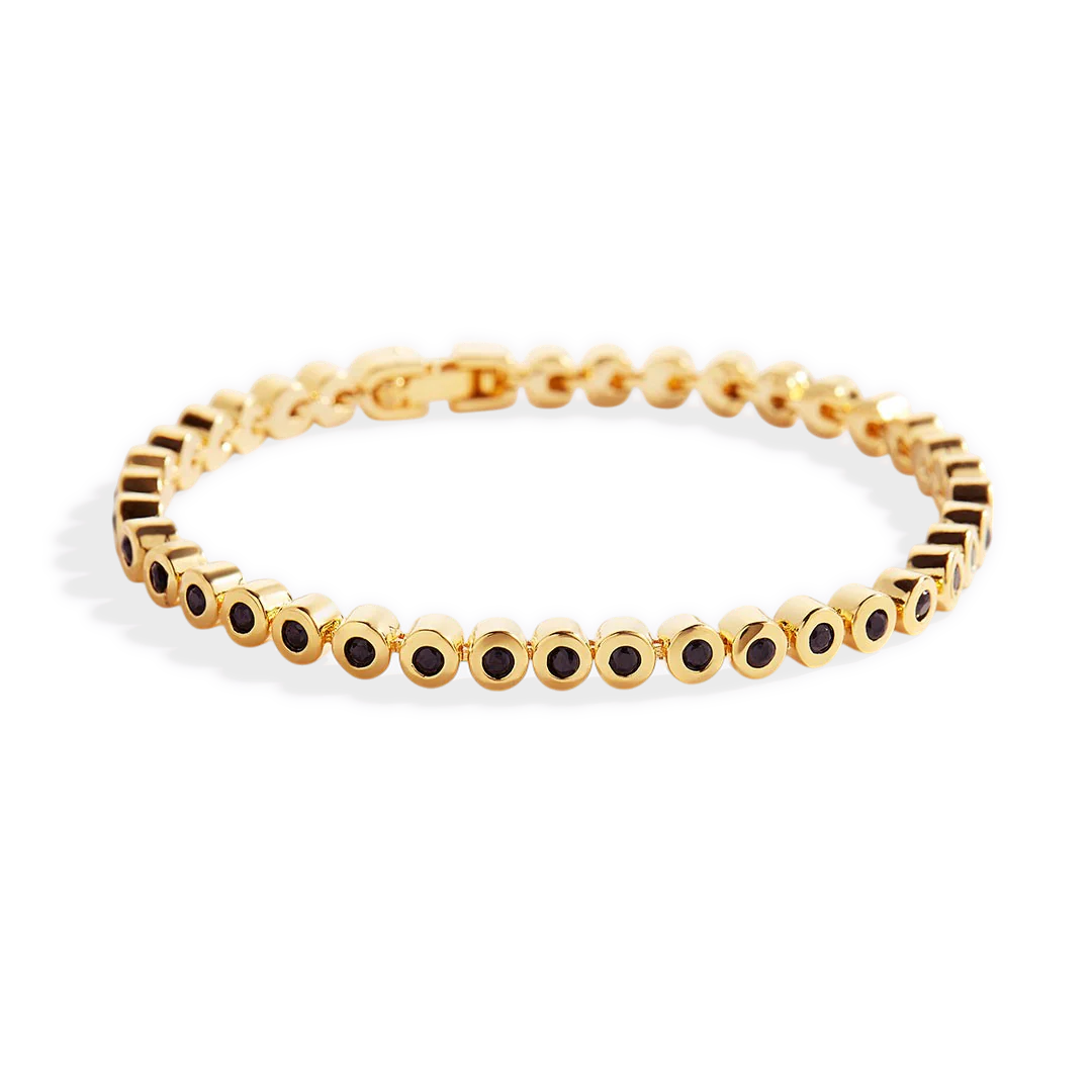 Black Gemstone Bracelet