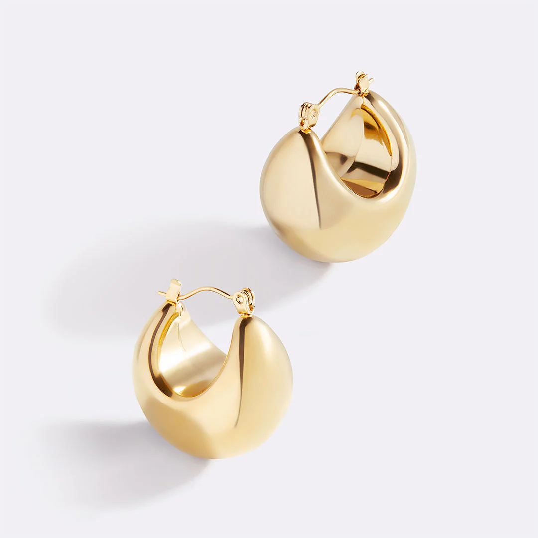 Sculpted Hoop Earrings