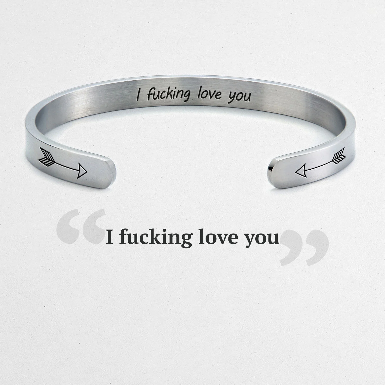 I Love Fucking You I Mean I Fucking Love you Cuff Bracelet