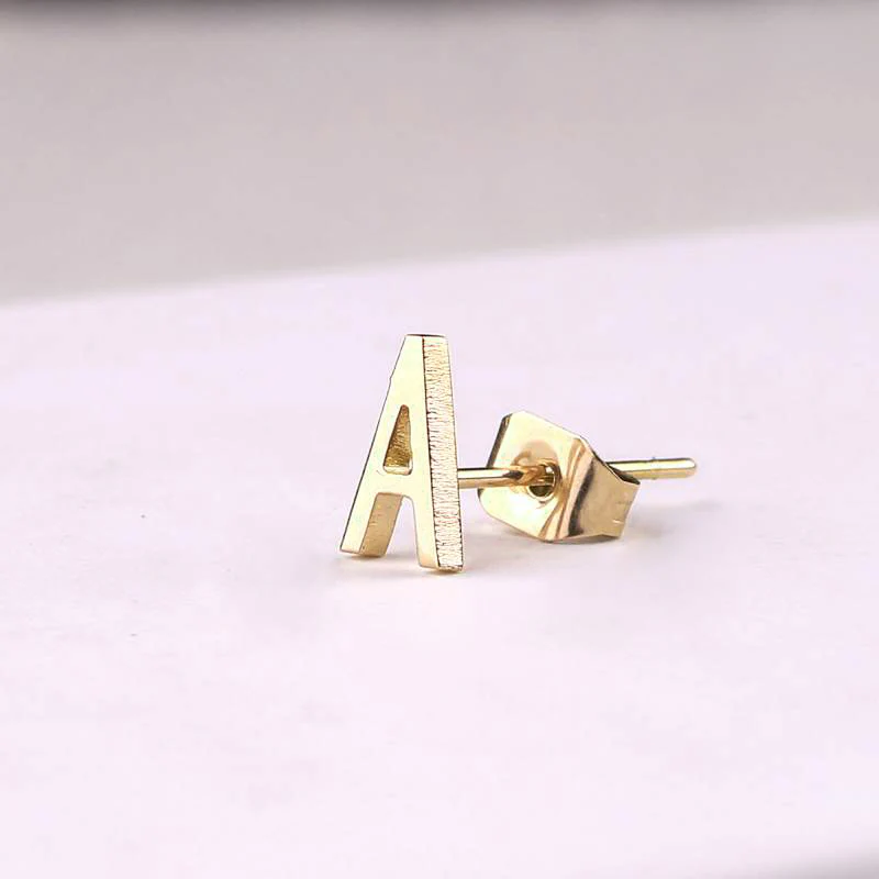 The Skinny Initial Earrings