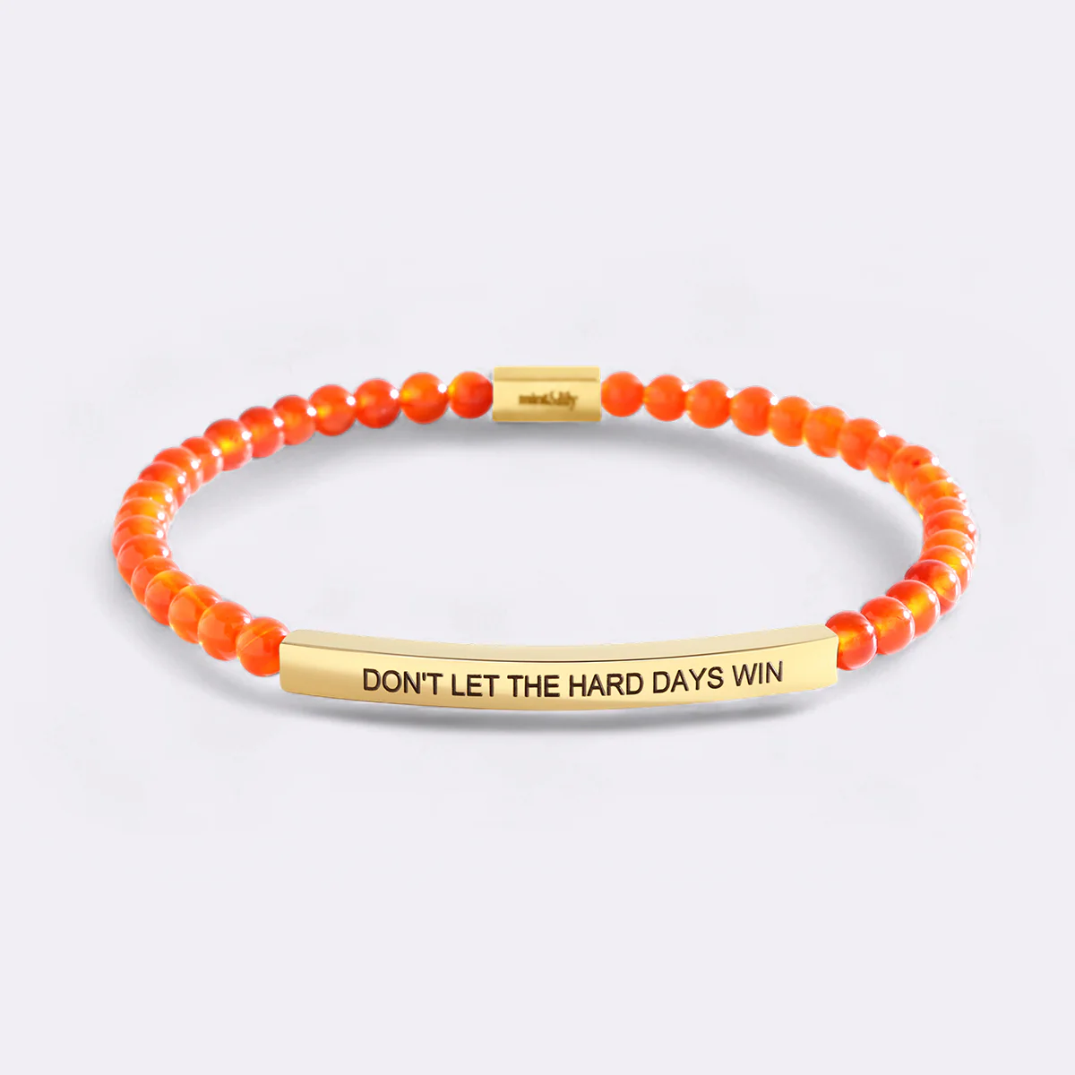 Don't Let The Hard Days Win Beaded Inspire Bracelet