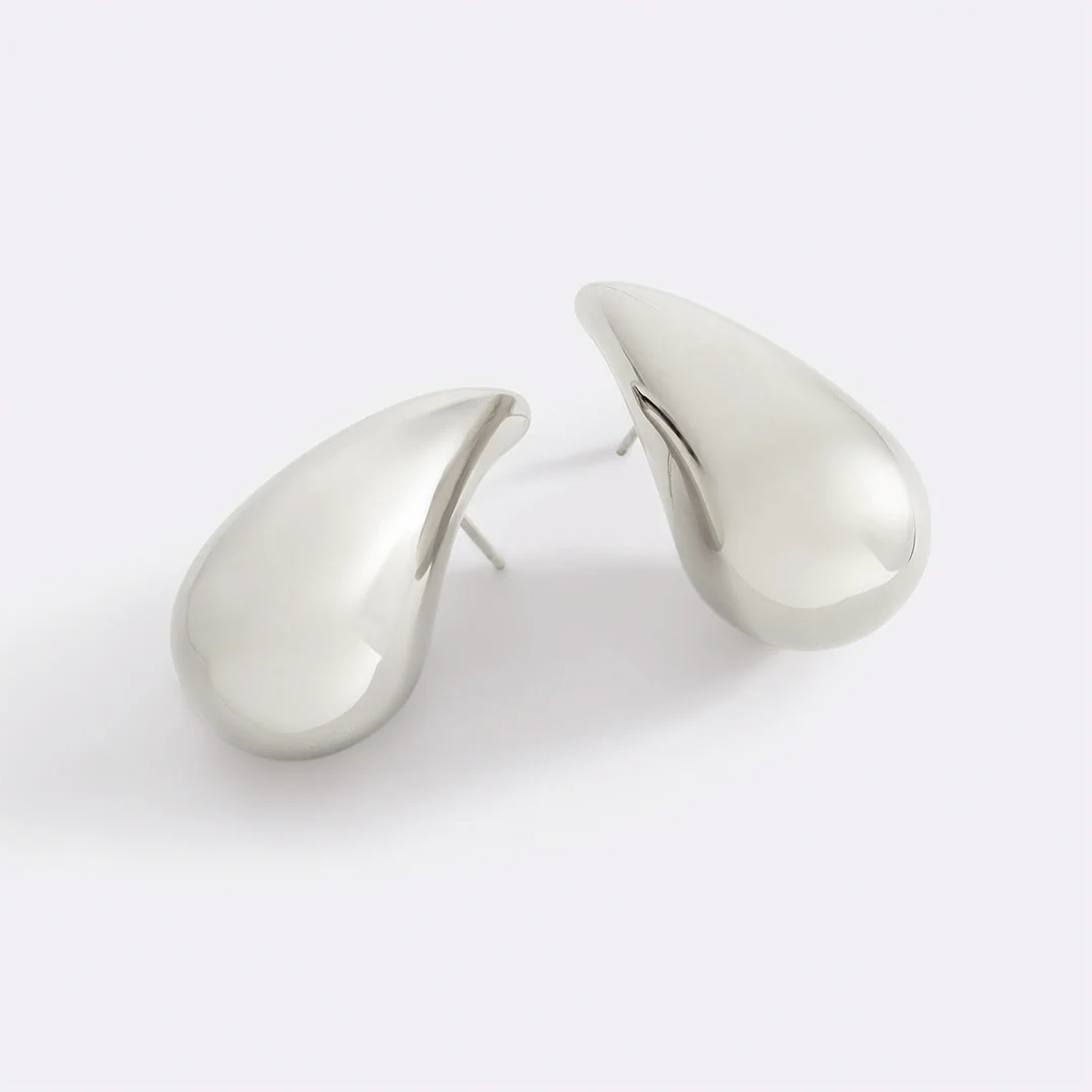 Sculptural Raindrop Earrings