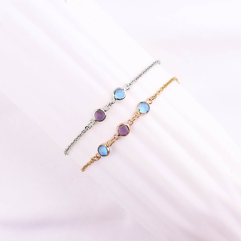 Personalized Birthstone Bracelet