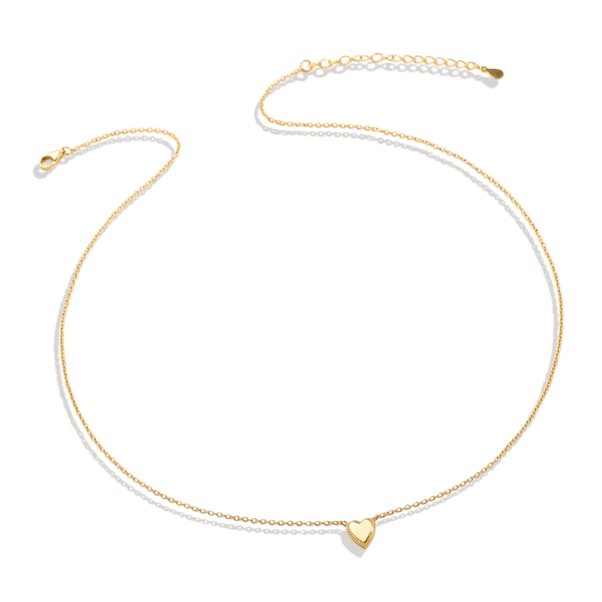 Stackable Tiny Heart Necklace