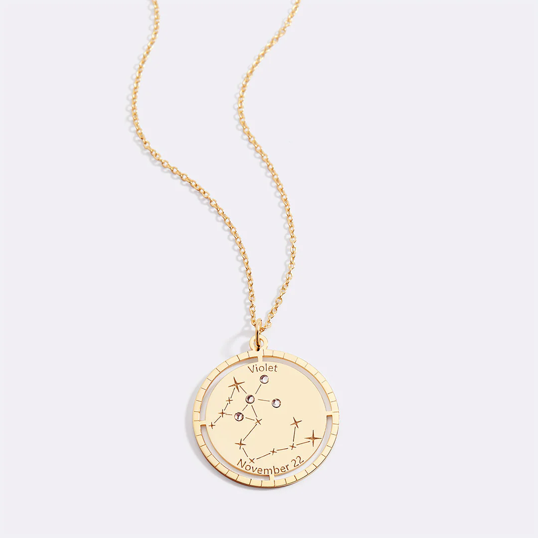 Personalized Constellation Pendant Necklace