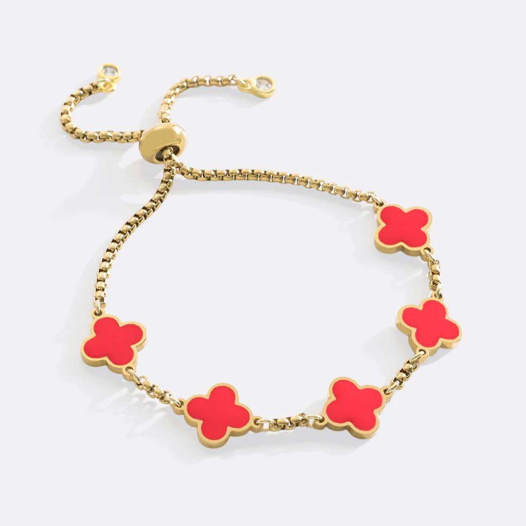Clover Enamel Bracelet