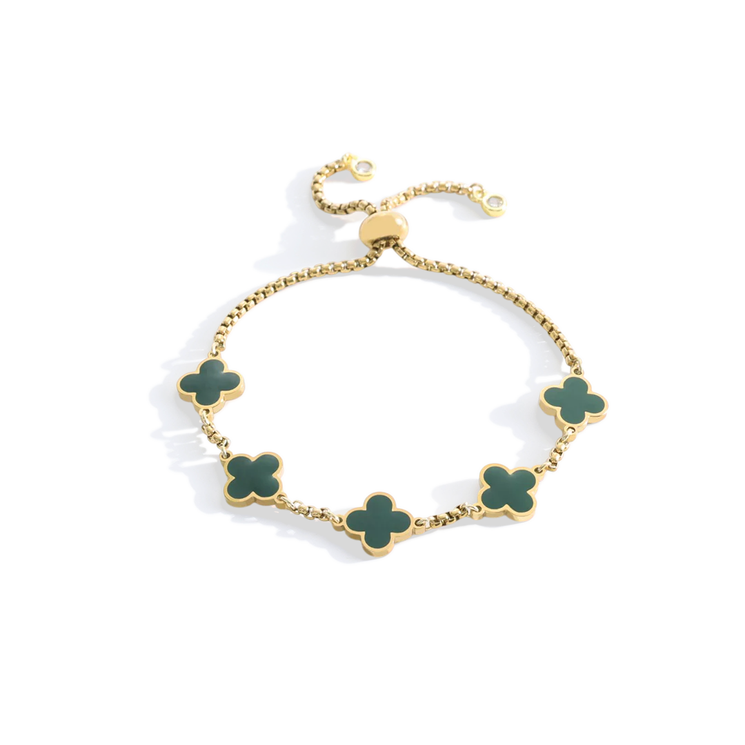 Clover Enamel Bracelet