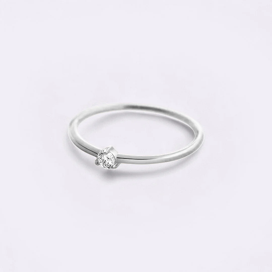 Tiny Diamond Ring