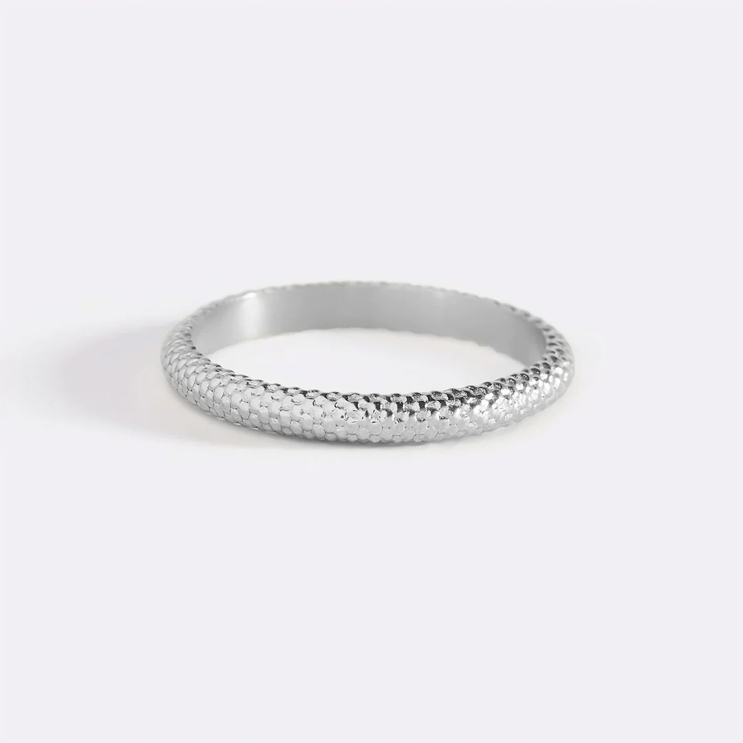 Snakeskin Stacking Ring
