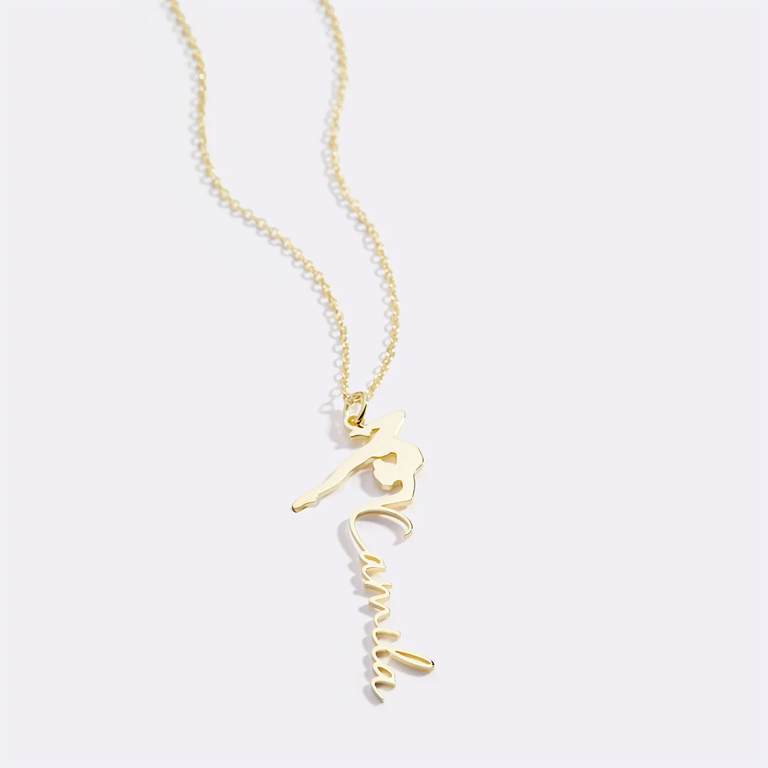 Personalized Gymnastics Necklace