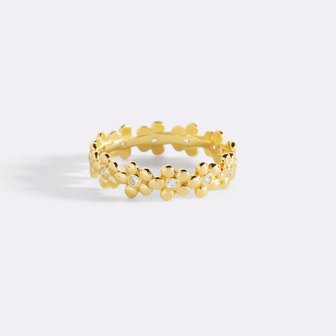 Diamonds & Daisies Eternity Ring