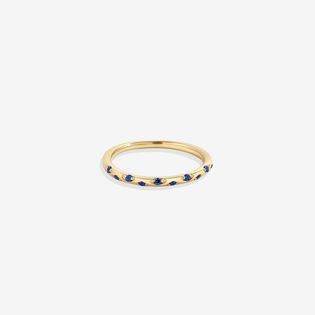 Dainty Constellation Birthstone Ring