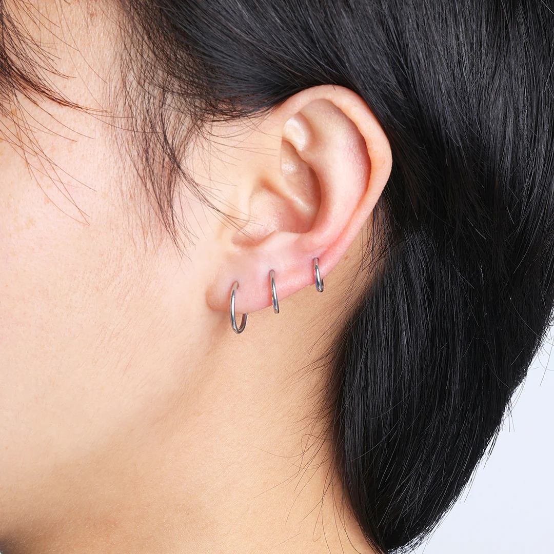 Magical Iridescent Clicker Hoops | 18g