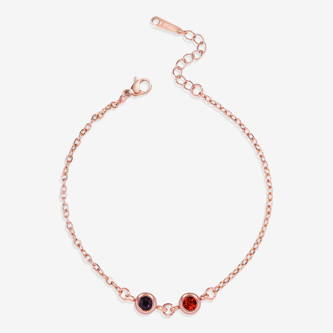 Personalized Birthstone Bracelet