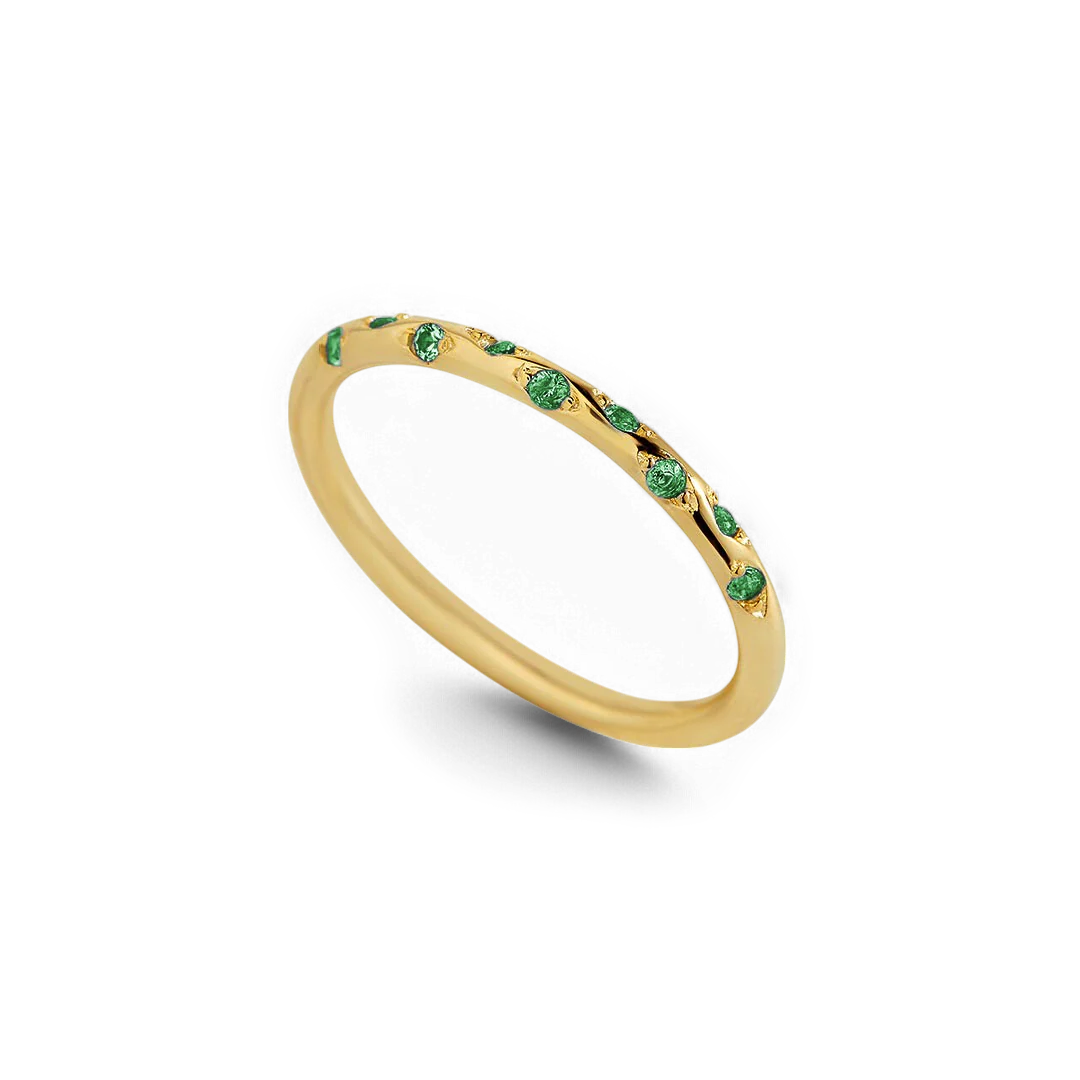 Dainty Constellation Birthstone Ring