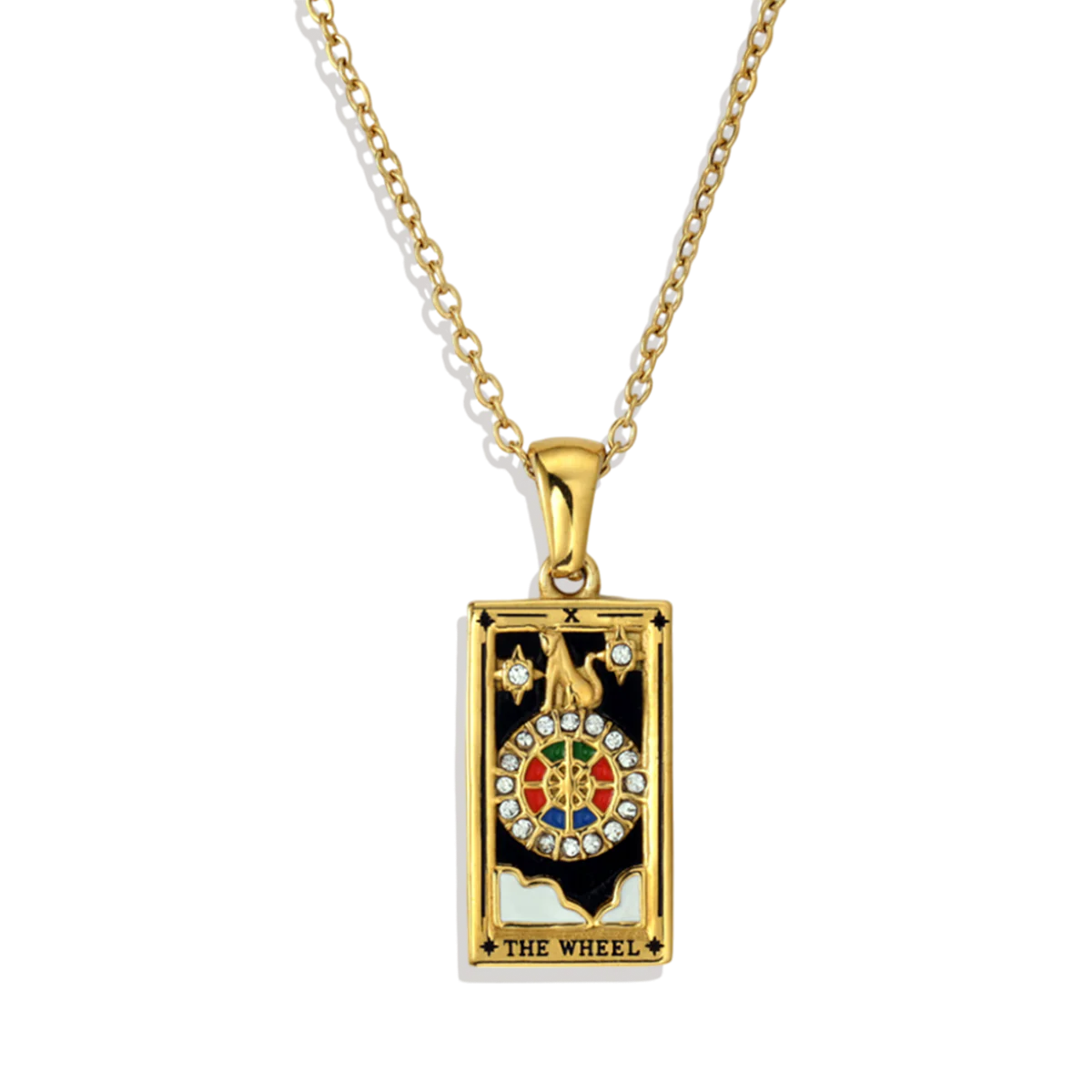 The Wheel Tarot Necklace