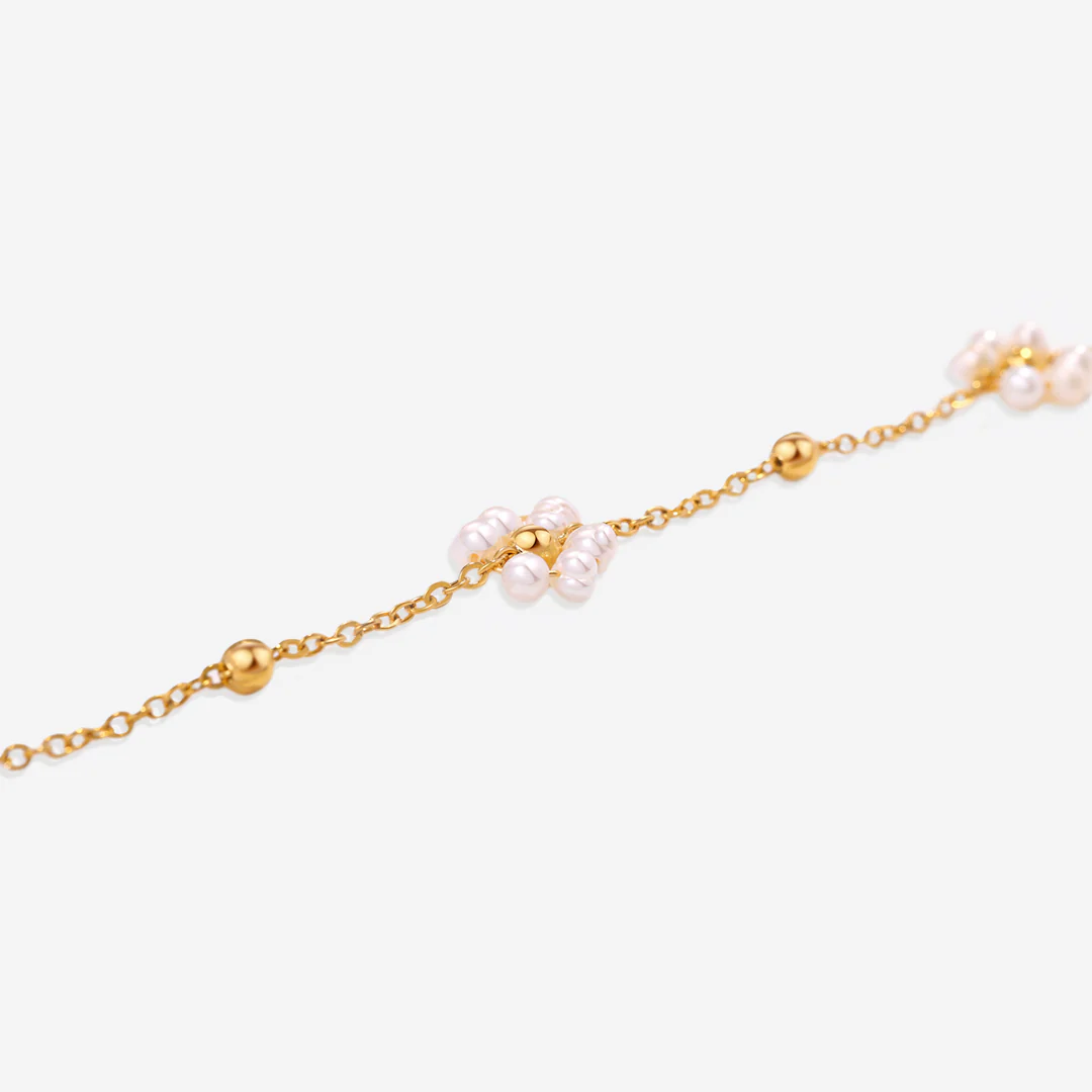 Marguerite Pearl Anklet