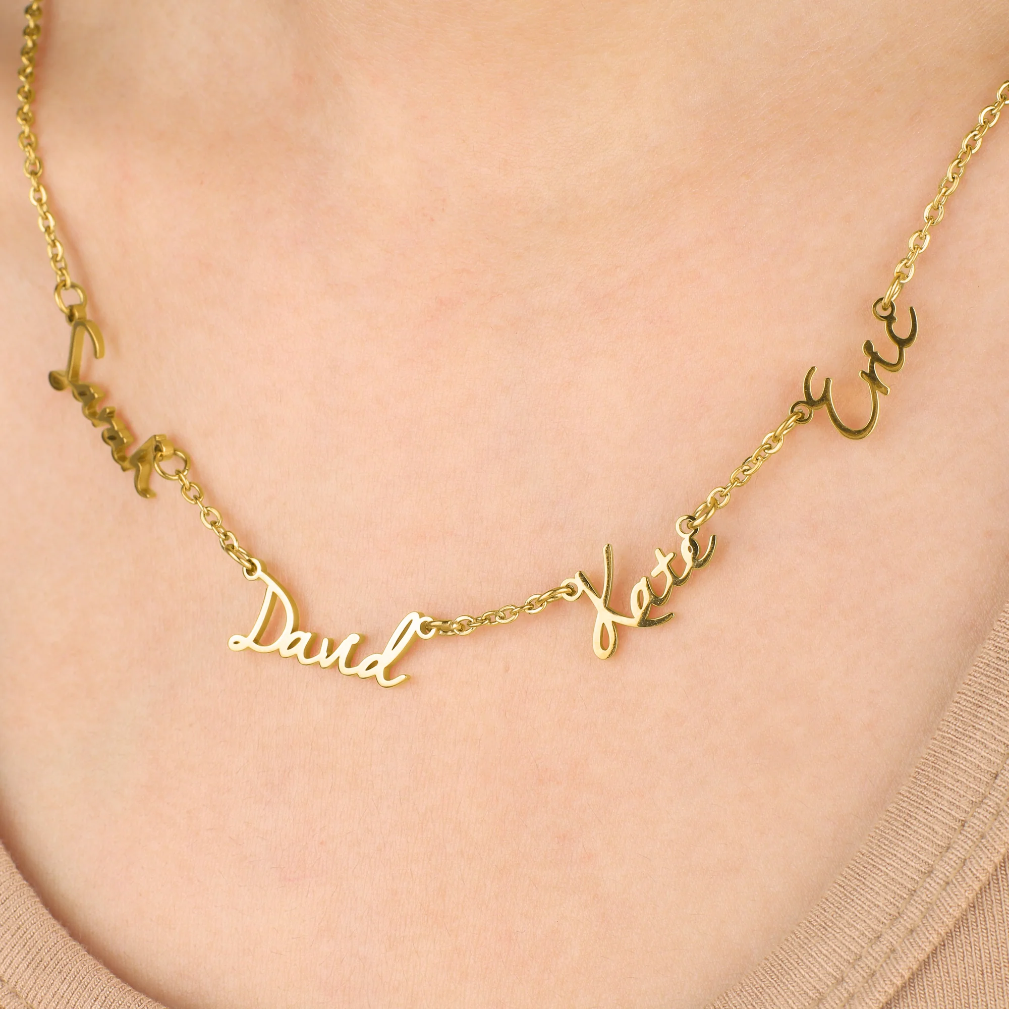 Fairy Multiple Name Necklace | Add Up to 4 Names