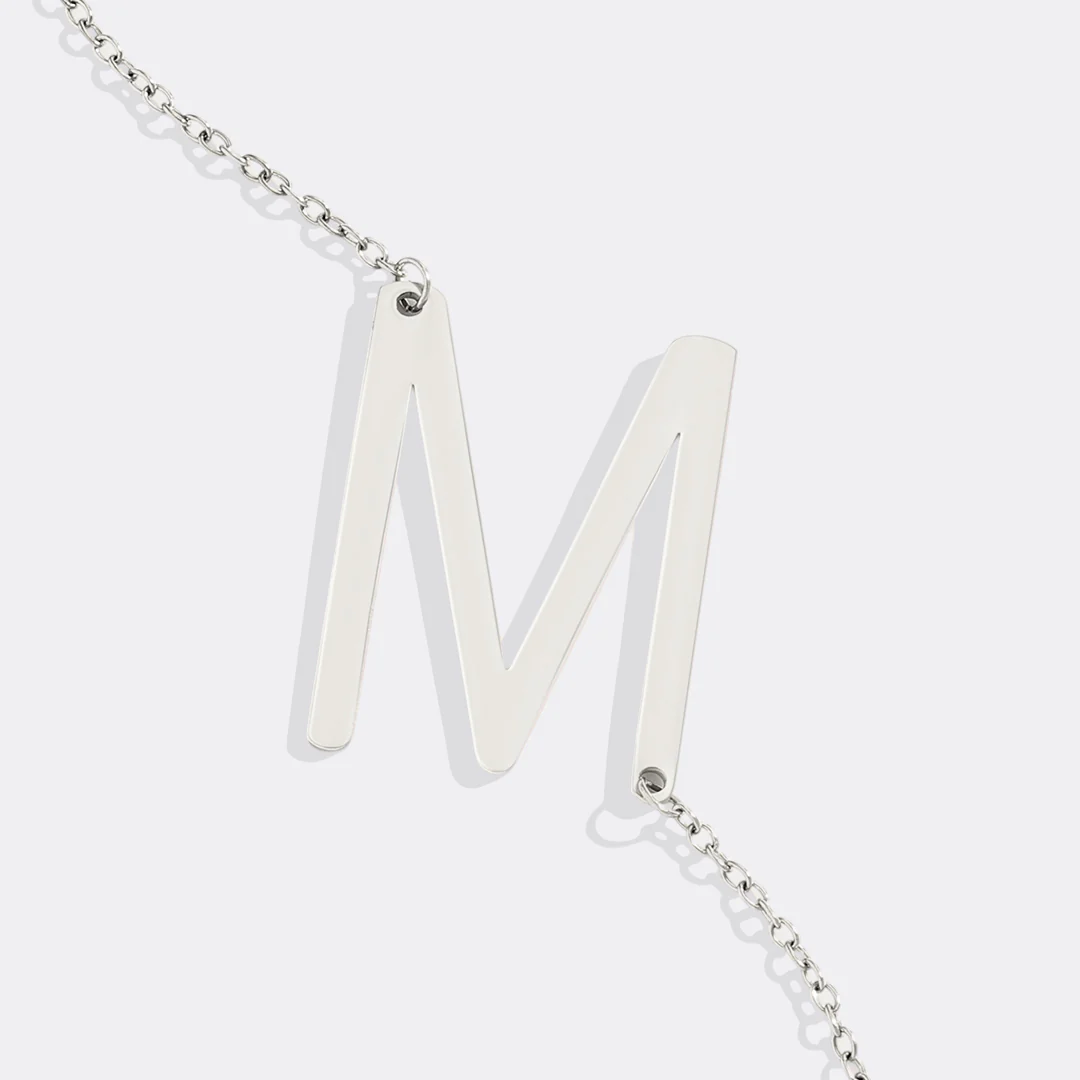 Statement Initial Necklace