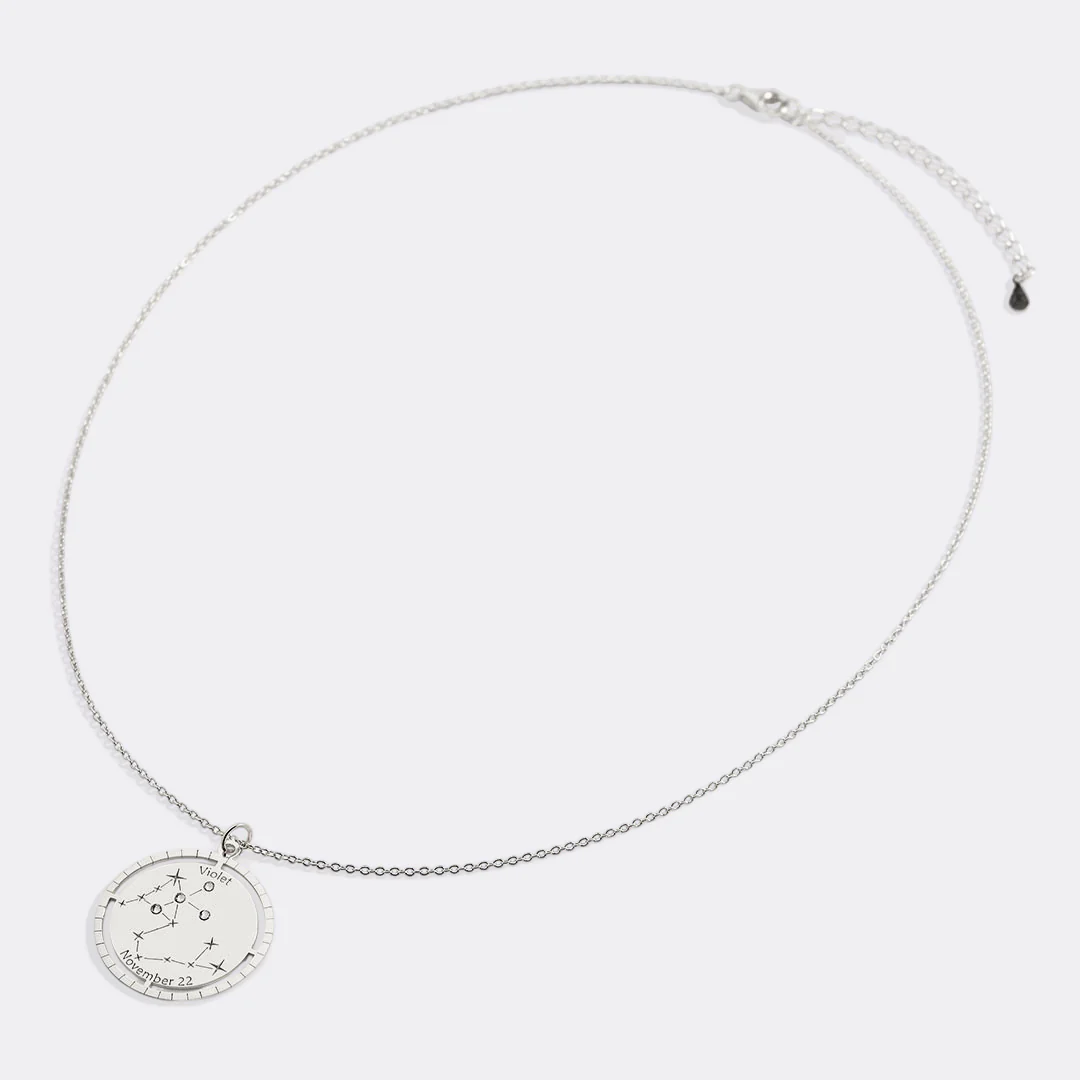 Personalized Constellation Pendant Necklace