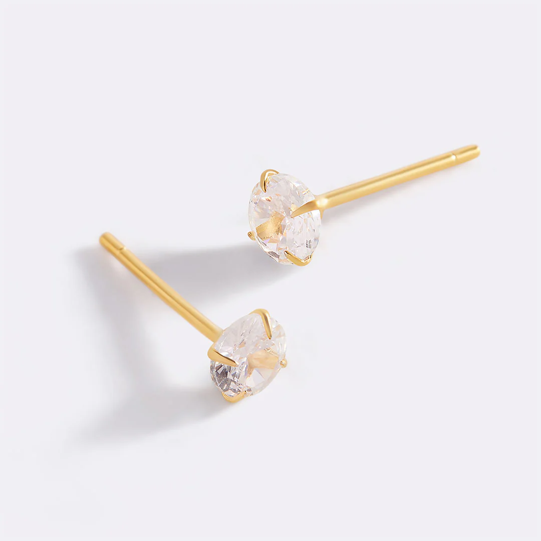 4mm Classic Solitaire Studs