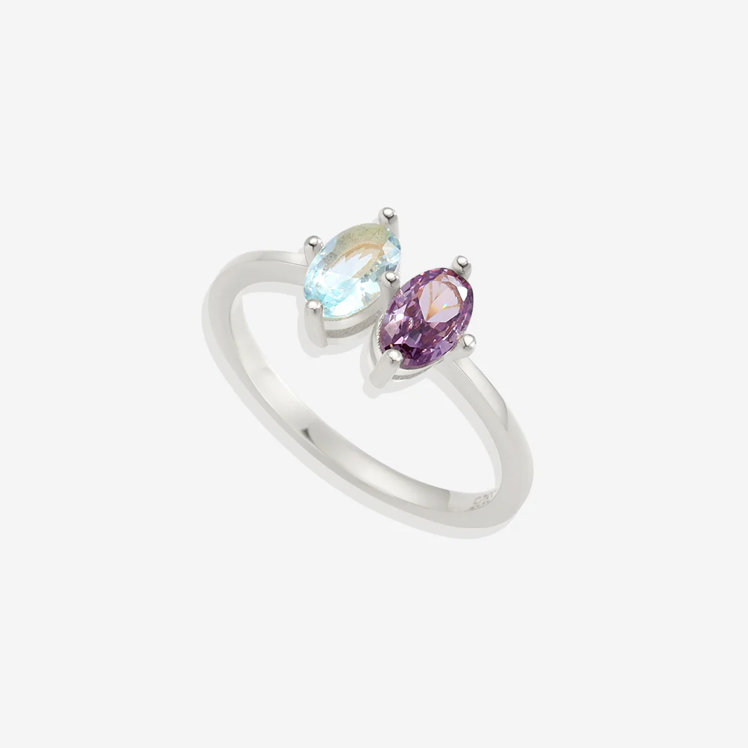 Birthstone Marquis-Cut Ring