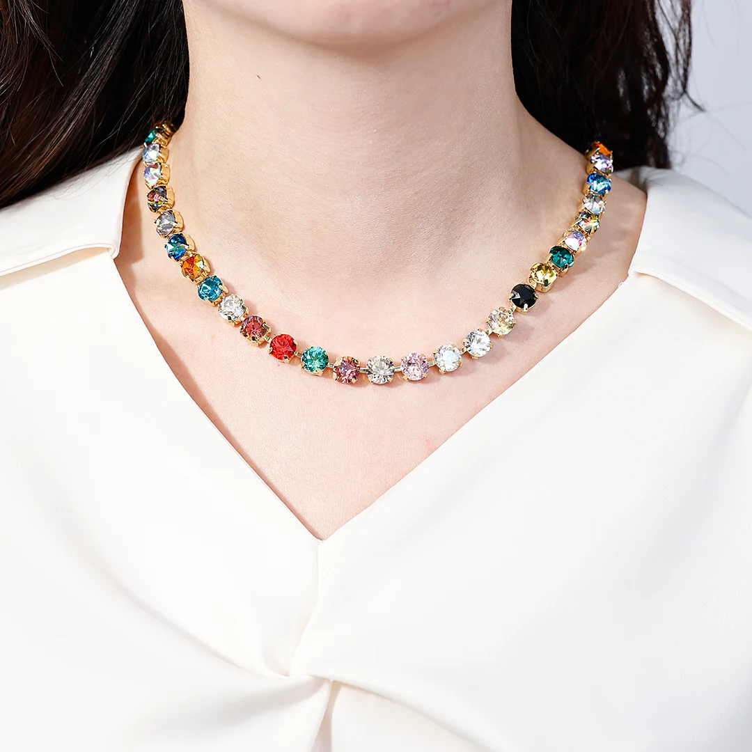 Ombré Crystal Adjustable Necklace