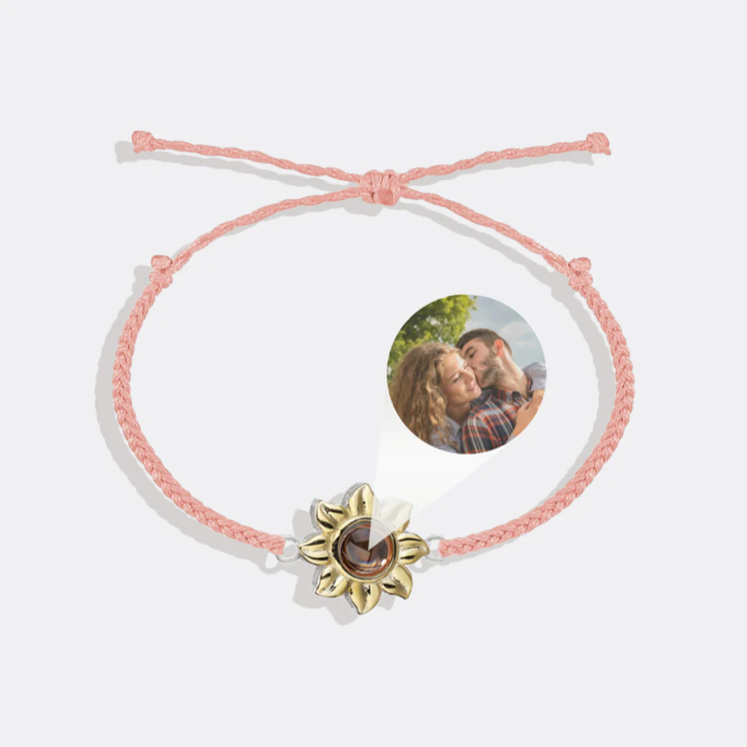 Sunflower Photo Bracelet