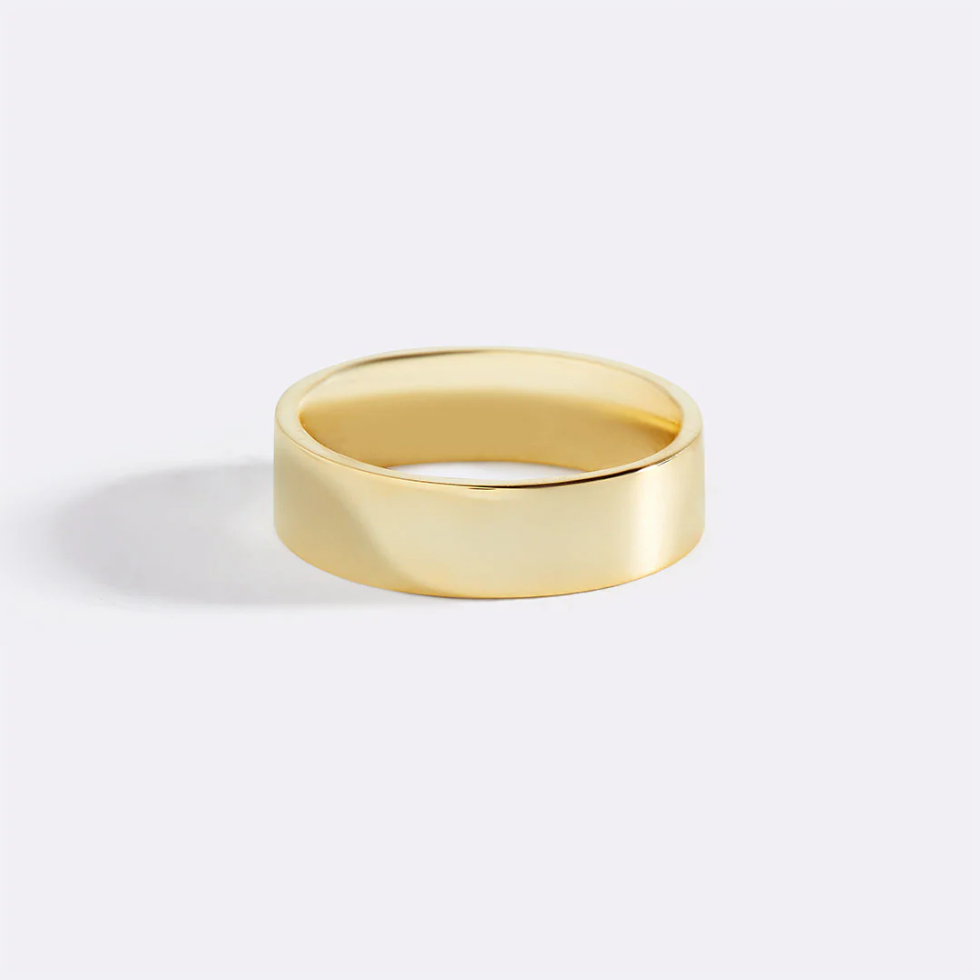 Gold Statement Stacking Ring