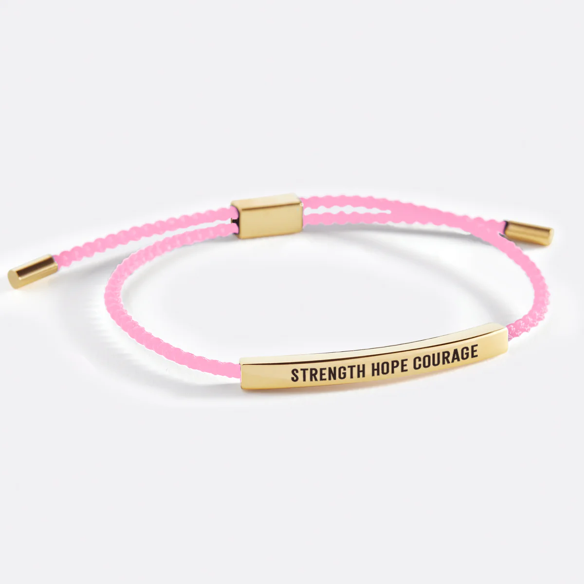 Strength Hope Courage Inspire Bracelet