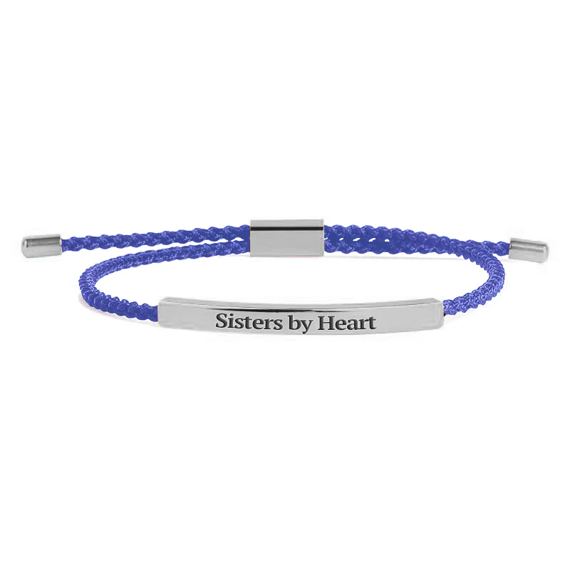 Not Sisters By Blood But Sisters By Heart Inspire Bracelet