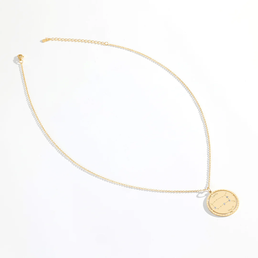 Personalized Constellation Pendant Necklace