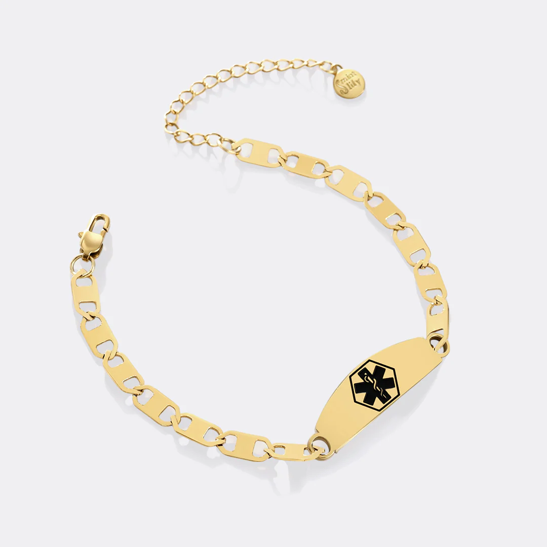 Engraved Medical Alert Bracelet