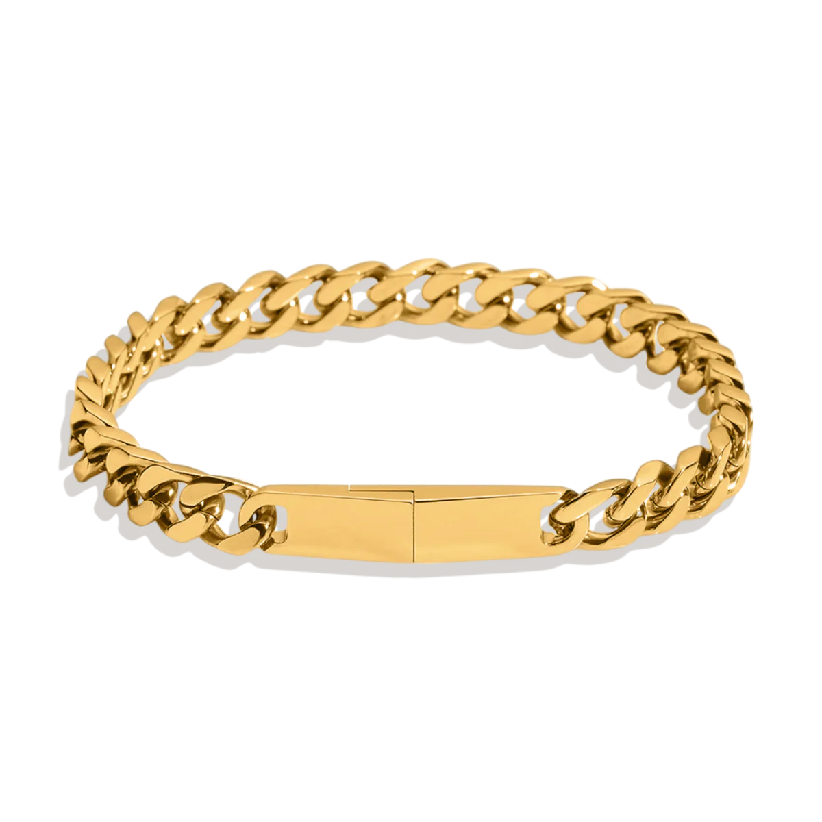 8mm Magnetic Clasp Cuban Chain Bracelet